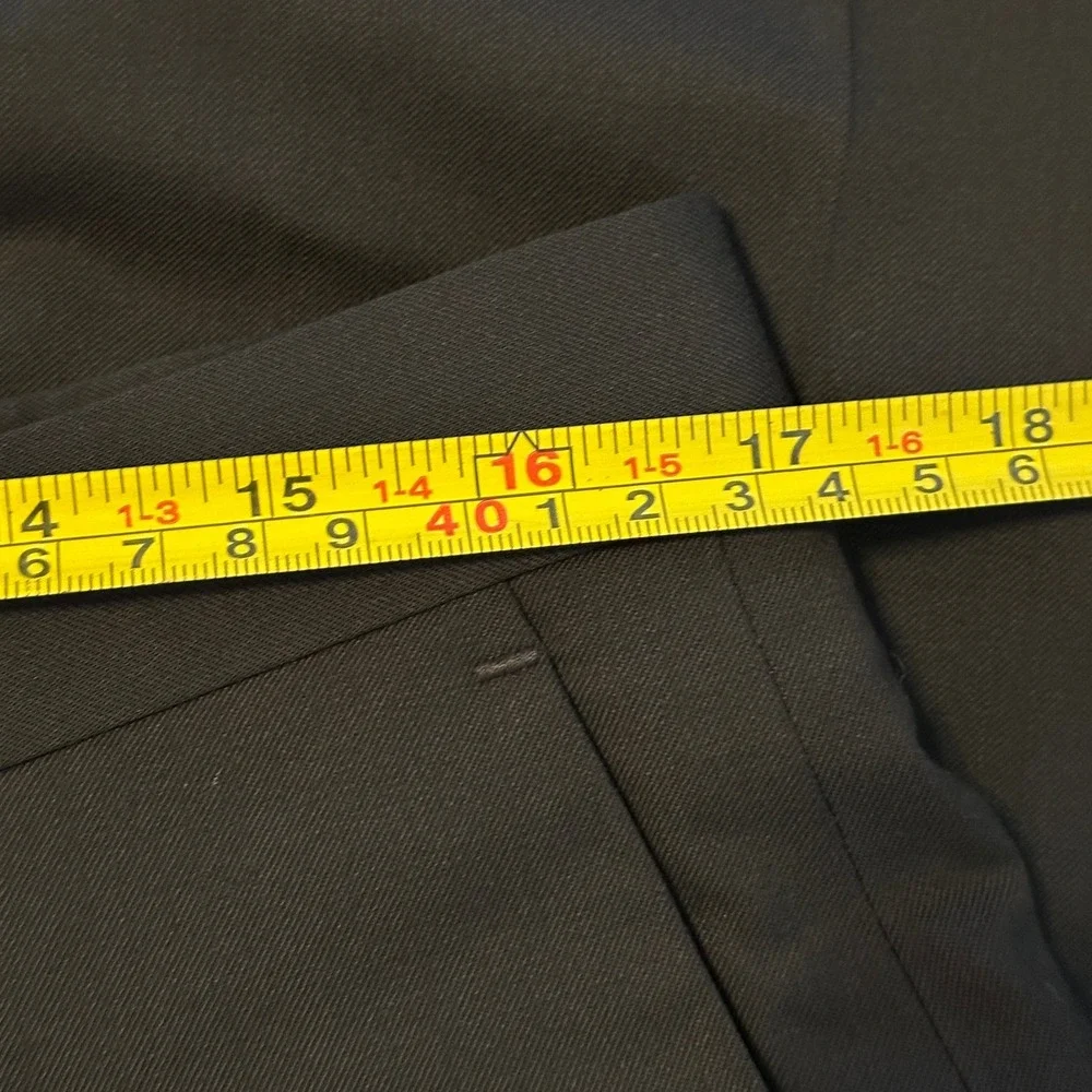 Banana Republic Slim Fit Men's Wool‎ Blend Dress Pants 33x32 Black